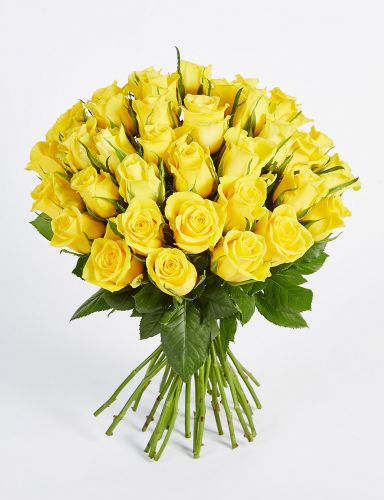 Купить 45 желтых роз с доставкой по Дальнереченску